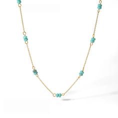 Add a touch of sophistication to your everyday ensemble with our brilliantly designed Gold Plated Beaded Necklace, showcasing a stunning beaded detail. The necklace is lavishly plated with 18K Gold, giving it a luxurious feel combined with enduring durability. Elegant Gold Beaded Necklaces With Gemstone, Elegant Turquoise Necklace With Round Beads, Elegant Gold Beaded Necklace With Gemstones, Gold Turquoise Necklace With Round Gemstone Beads, Elegant Turquoise Necklaces With Polished Beads, Elegant Turquoise Beaded Necklace With Gemstone Beads, Elegant Yellow Gold Beaded Necklace With Gemstones, Gold Plated Beaded Chain Necklaces, Gold Plated Necklaces With Beaded Chain