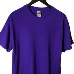 New Gildan Basic Tee T Shirt Minimal Classic Short Sleeve Cotton Solid Logo Adult Purple Large L Nwot Adult Unisex Fit Chest: 20.5" Length: 30" Well Cared For Nice Logo Compare Measurements To A Similar Sized Item To Ensure Proper Fit. Color May Vary Depending On Lighting. Flaws, If Any, Shown In Pictures Will Be Considered As Described And Noted. Features: Solid Size: L Condition: New Without Tags New Without Tags. Urban Outfitters Blue Tops For Streetwear, Purple Cotton Crew Neck T-shirt, Urban Outfitters Cotton Crew Neck T-shirt, Urban Outfitters Short Sleeve T-shirt For Streetwear, Urban Outfitters Basic Short Sleeve T-shirt, Urban Outfitters Basic Crew Neck T-shirt, Basic Urban Outfitters Crew Neck T-shirt, Urban Outfitters Basic Crew Neck Tops, Purple Short Sleeve Cotton Tops