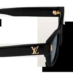 LOUIS VUITTON® - Lv Confidence Square Round Sunglasses - Black High End Sunglasses, Versace Glasses Frames Woman, Clean Girl Jewelry, Versace Glasses Frames, Lv Sunglasses, Expensive Sunglasses, Designer Glasses For Men, Pretty Sunglasses, Jewelry Must Haves