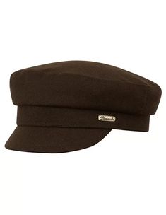 Classic Felt Cap Hat One Size Fits Most, Classic One Size Fits Most Felt Cap, Classic One-size-fits-most Felt Cap, Classic Wool Beret With Curved Brim, Fitted Felt Cap For Fall, Fitted Fall Felt Cap, Fitted Wool Flat Cap, Classic Wool Baseball Cap For Winter, Classic Brimmed Wool Beret