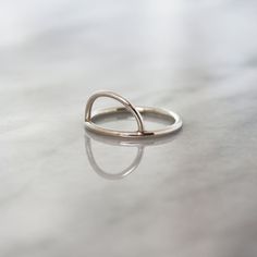 Half Moon Stacking Ring, Half Moon Ring, Silver Stacking Ring, Argentium Silver Band, Geometric Jewe Everyday Metal Midi Rings With Open Design, Minimalist Silver Stackable Circle Rings, Modern Nickel-free Open Midi Rings, Modern Stackable Metal Midi Rings, Modern Stackable Open Midi Rings, Minimalist Metal Stackable Rings For Anniversary, Minimalist Circle Stackable Promise Rings, Modern Open Circle Ring For Gift, Silver Hoop Rings For Everyday