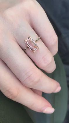 Modern Engagement Ring, Pink Emerald, Divine Love, Modern Engagement Rings, Perfect Cocktails, Black Diamond Ring, Diamonds Ring, Morganite Ring, Rare Gems