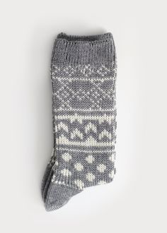 A classic Scandinavian women's boot sock knit with a non-itch wool blend and heavier gauge needles for extra comfort and coziness. Pairs perfectly with your favourite winter boots! Details: Size Guide One size fits most.Recommended Women's US shoe size 6-10, Euro 36 - 41. Materials 54% Polyester, 19% Nylon, 19% Acrylic, 6% Wool, 2% SpandexMade in China Care Instructions Machine wash cold, no chlorine bleach,hang dry recommended. Gray Winter Outdoor Socks, Gray Outdoor Winter Socks, Cozy Gray Socks For Stocking Stuffers, Warm Knit Comfortable Socks, Warm Thick Socks For Stocking Stuffers, Winter Knitted Socks For Stocking Stuffers, Comfortable Knitted Gray Socks, Comfortable Knit Winter Socks, Comfortable Warm Knit Socks