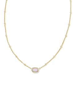 Mini Elisa Gold Satellite Short Pendant Necklace in Pink Opalite Crystal | Kendra Scott Fake Kendra Scott Necklace, Mini Kendra Scott Necklace, Cute Kendra Scott Necklace, Pretty Gold Jewelry, Layering Kendra Scott Necklaces, Teenage Jewelry, Necklaces Kendra Scott, Preppy Necklace, Jewelry For Teens