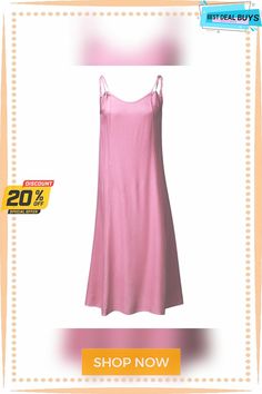 Women's Long Dress Maxi Dress Casual Dress Shift Dress Summer Dress Plain Casual Modern Outdoor Daily Holiday Backless Sleeveless Strap Dress Regular Fit Pink Blue Orange Spring Summer S M L Xl Xxl Sleeveless Solid Color Slip Dress, Spring Solid Color Sleeveless Slip Dress, Spring Sleeveless Solid Color Slip Dress, Solid Color Sleeveless Slip Dress For Spring, Sleeveless Solid Color Slip Dress For Spring, Sundress A-line Slip Dress For Beach, A-line Sundress For The Beach, Solid Color Slip Dress For Spring Beach Event, Solid Summer Sleep Dress