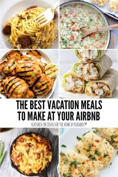 the best vacation meals to make at your airbnb