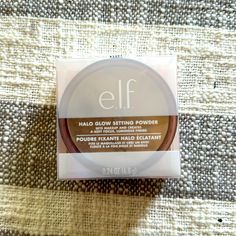 Brand New Never Opened Elf Setting Powder Medium Color. Elf Halo Glow Setting Powder, Elf Setting Powder, Halo Glow Setting Powder, Elf Halo Glow, Halo Glow, Makeup Setting Powder, Elf Makeup, Makeup Set, Setting Powder