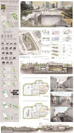 an architectural diagram shows the various sections of a building and how they are used to make it