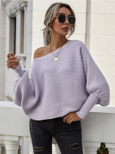 Our Gisele Top comes in a gorgeous lavender tone, It features a high neckline and lantern long tighten cuff sleeves offering a relaxed and comfort fit. Pair with your favourite pair of chinos for a classy winter look! Size Guide: Melina is 5’6” tall, and has a 33.5” bust, 24.8”waist, & 37.4” hips. She is wearing a S / US 4 / AU 8. This knit top is true to size. Material: 50% Acrylic, 30% polyamide, 20% polyester. Key Features: High neckline. Pull on style. Lantern fit sleeve. Care Instructions: Fitted Lavender Winter Sweater, Fitted Lavender Sweater For Winter, Fitted Long Sleeve Lavender Sweater, Fitted Lavender Long Sleeve Sweater, Plus Size Office, Office Sweater, Batwing Sleeve Sweater, Solid Color Sweater, Sweater For Women