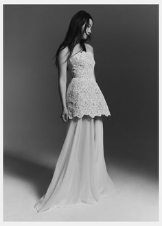 Celestial Gown, Chanel Wedding Dress, Inspiration Dress, Sheer Wedding Dress, Organza Skirt, Narciso Rodriguez, Italian Wedding, Zac Posen, Stylish Wedding