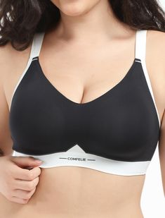 PRICES MAY VARY. WIRELESS & SEAMLESS COMFORT: Enjoy superior comfort with this wirefree, no underwire bra. The seamless construction reduces pressure, making it the ideal everyday bra for women who need support without discomfort. SUPPORT FOR PLUS SIZE & LARGE BUSTS: Specifically designed for plus-size and full-busted women, this supportive bra features adjustable straps and a secure back closure. It lifts without underwires, providing full coverage and maximum comfort for larger busts. ULTRA-LI Deep V Bra, Bra Wireless, Wire Free Bra, Wire Bra, Sleep Bra, Free Bra, Light Travel, Bra For Women, Lounge Lingerie