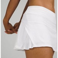 New! Lululemon Play Off The Pleats Skirt tennis skort white sz 10 EUC was just added to eBay. Check it out! #eBay #eBaySeller Lululemon Tennis Skirt, Pleats Skirt, Athletic Skirt, Pleated Tennis Skirt, Beach Tennis, Tennis Skort, Workout Clothing, Hem Skirt, Tennis Ball