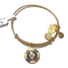 Alex And Ani Team Usa Flame Bracelet Nwt. New With Tags. No Card Or Box. Rafaelian Shiny Gold Tone Bracelet Flame Charm With Red White And Blue Detail *Please Note Bracelets May Have Natural Oxidation. Pictures Are Of Actual Bracelets. Flame Bracelet, Wire Charm Bracelet, Harry Potter Bracelet, Silver Wrap Bracelet, Alex And Ani Bangles, Arrow Bracelet, No Card, Mermaid Bracelet, Gold And Silver Bracelets