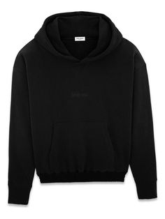 1000 SAINT LAURENT HOODIE TRIANGLE AVEC MOLLETON DOUX GOTS Saint Laurent Hoodie, Black Turtle Neck, Leather Cap, Cotton Hoodie, Denim Pant, Modern Man, Turtleneck Sweater, Black Sweaters, Black Hoodie