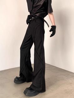 WN7045
■size(cm)





Length


Waist


Hip




S


106


74


98




M


107.2


78


102




L


108.4


82


106




XL


109.6


86


110




■model
175cm 50kg S Black High Waist Wide Leg Pants For Streetwear, Black Straight Leg Bottoms For Winter, Black Wide-leg Techwear Bottoms, Black Full-length Bottoms For Winter, Edgy Black Straight Leg Pants, Black Full Length Bottoms For Winter, Edgy Black Wide-leg Pants, Edgy Relaxed Fit Winter Bottoms, Edgy Winter Bottoms With Relaxed Fit