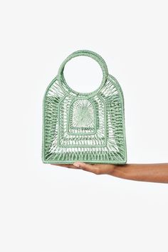 Pistachio, $247 Handbag Inspiration, Natural Essence, Wishlist 2024, Diy Bag Designs, Green Accessories, Bag Designs, Stylish Handbags, Small Pouch, Raffia Bag