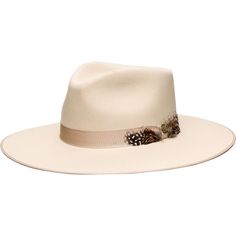 Classically designed and adorned with a feather, this classy Stetson is ready for a night on the town. When adventuring in the daylight, the medium-wide brim on this fedora provides sun protection, keeping us feeling as cool as we look. Petticoat Junction, Stetson Hat, Semi Annual Sale, Step Back, Back In Time, Tear Drop, Wicks, Wide Brimmed, Hat Sizes