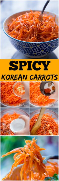 how to make spicy korean carrots in the microwave