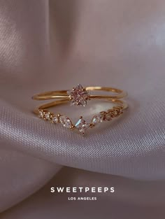 Luxury Dainty Tarnish-resistant Stackable Rings, Cheap Dainty Stackable Crystal Ring, Luxury Gold Stackable Rings For Promise, Cheap Dainty Rings For Everyday, Cheap Dainty Rings For Everyday Wear, Cheap Dainty Crystal Open Ring, Adjustable Cute Rings, Luxury Recycled Gold Promise Rings, Cheap Gold Delicate Midi Rings