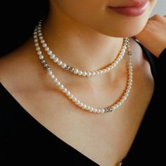 Product Details Process: 18K gold-plated Material: copper/freshwater pearl 6-7mm Size: The inside circumference of the necklace is 85cm Weight: 48.7g Pearl Long Necklace, Long Silver Necklace, Simple Dress, Pearl Design, Water Pearls, Casual Attire, Jewelry Cleaner, Polish Jewelry, Cleaning Jewelry