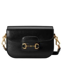 Gender: Women Brand: GUCCI Product Name: Horsebit 1955 Mini Bag Black Bags Alora Code: 87340323 Color: black Composition: Leather Origin: Italy Features: Leather Strap Removable Strap Flap Closure Designer Style ID 658574 18YSG 1060 Mini Bag Black, Gucci Horsebit, Cross Bag, Timeless Handbag, Designer Style, Bags Designer Fashion, Black Bag, Exclusive Bag, Chain Bags