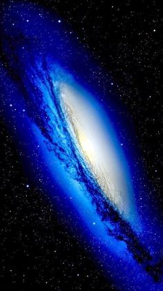 an artist's impression of the andromeda galaxy