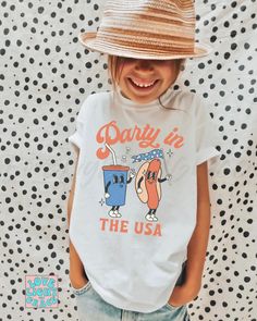 Retro Style 4th of July Kids Shirt Fourth of July Youth Tshirt Teen Independence Day T-Shirt July Fourth Family Americana Barbecue Tees Show your Patriotic Pride this 4th of July with this adorable distressed style vintage looking July Fourth Independence Day T Shirt! Get ready, this shirt is about to become your kid's favorite! Made of super soft cotton with a comfy fit, you'll find it fits in with all her outfits! The details: Super Soft Pre-shrunk Cotton Tee Unisex - Fits true to size (see si Funny Short Sleeve T-shirt For 4th Of July, Funny Short Sleeve Tops For 4th Of July, Casual 4th Of July Birthday T-shirt, Pre-shrunk Summer Birthday T-shirt, Casual T-shirt For 4th Of July Birthday, Summer Birthday Pre-shrunk T-shirt, Fun Cotton Shirt For Independence Day, Fun Independence Day Cotton Shirt, Independence Day Graphic Print Birthday Top