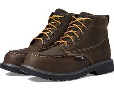 Wolverine Floorhand Moc Toe Waterproof Steel Toe 6" | Zappos.com Durable Brown Boots For Fall, Brown Durable Waterproof Boots For Fall, Weatherproof Moc Toe Work Boots For Walking, Rugged Durable Work Boots For Fall, Weatherproof Work Boots Moc Toe For Walking, Waterproof Moc Toe Work Boots For Fall, Casual Durable Moc Toe Work Boots, Western Style Waterproof Boots For Outdoor With Plain Toe, Fall Waterproof Moc Toe Work Boots