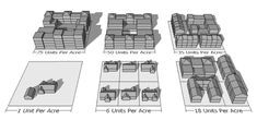 the different sizes and shapes of boxes are shown in this graphic diagram, which shows how to