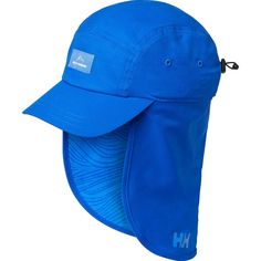 Built to shield you from sun exposure, this lightweight and breathable desert cap is ideal for hikes or sailing in hot weather. Casual Waterproof Sun Hat For Beach, Blue Adjustable Sun Hat For Outdoor Activities, Blue Visor Sun Hat For Outdoor Activities, Adjustable Blue Sun Hat For Outdoor Activities, Breathable Brimmed Baseball Cap For Beach, Casual Windproof Sun Hat For Summer, Blue Hats With Uv Protection For Outdoor Activities, Summer Casual Windproof Hats, Summer Outdoor Brimmed Baseball Cap