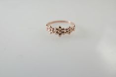 Rose Gold ring. floral gold ring. dainty gold ring, trendy jewelry, gold jewelry, floral ring, gift Delicate Rose Gold Flower Ring, Delicate Rose Gold Flower Ring For Promise, Delicate Rose Gold Flower Promise Ring, Feminine Promise Ring Jewelry, Dainty Gold Flower Stackable Rings, 14k Rose Gold Flower Shaped Ring, 14k Rose Gold Flower Ring, Delicate Gold Flower Stackable Rings, Delicate 14k Gold Flower Promise Ring