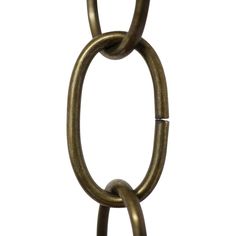 a metal chain with two links attached to it