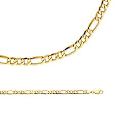 Desired solid 14k Gold Necklace / Chain of high quality stunning fashion jewelry. Sought after gift of Womens and Mens for any occasion. Solid 14k Yellow Gold Necklace Figaro Chain Hollow 3 + 1 Links Bevelled Light 5.3 mm 24 inch. Size: one size.  Color: Metal Type.  Gender: unisex.  Age Group: adult. Gold Necklace Chain, Stunning Fashion, Figaro Necklace, 14k Yellow Gold Necklace, Gold Rope Chains, Yellow Gold Necklace, Unisex Necklace, Figaro Chains, Figaro Chain