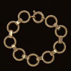 𝓦𝓮𝓵𝓬𝓸𝓶𝓮 𝓽𝓸 𝓛𝓲𝓸𝓷𝓱𝓮𝓪𝓻𝓽 𝓳𝓮𝔀𝓮𝓵𝓻𝔂 𝓢𝓱𝓸𝓹 ♥ Stunning Italian Link Bracelet crafted in High quality 14K Italian Gold. This Gorgeous bracelet is detailed with a Braided and polished interlocking links with oval links in between. Bracelet is made to order in the listed measurements and with a spring ring clasp closure. Please allow 1-4 weeks for delivery. 𝓘𝓽𝓮𝓶 𝓓𝓮𝓽𝓪𝓲𝓵𝓼 ♥ Made to Order ♥ Measurements: ♥ Arrives Gift Ready in a Beautiful Jewelry Box. ♥ *STORE POLICY* We Antique Yellow Gold Link Bracelet, Vintage Hallmarked Round Chain Bracelet, Victorian Yellow Gold Bracelet, Timeless Round Bracelets With Clasp, Timeless Bracelets With Clasp, Antique Oval Link Jewelry With Polished Finish, Antique Jewelry With Polished Oval Link Finish, Antique Polished Bracelets For Formal Occasions, Victorian Gold Bracelet With Intricate Design