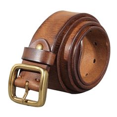 3.8cm Belt Male Leather Copper Buckle Handmade First Pure Cowhide Retr – ZiiShop Brown Business Belt With Brass Buckle, Brown Bridle Leather Belt With Removable Buckle, Leather Belts And Suspenders With Antique Buckle For Business, Business Leather Belts And Suspenders With Antique Buckle, Vintage Bridle Leather Belt With Antique Buckle, Vintage Bridle Leather Belt With Brass Buckle, Adjustable Leather Belted Belts And Suspenders, Adjustable Brown Leather Belt, Vintage Brown Belt For Business