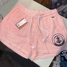 Beach By Exist Virginia Beach Drawstring Shorts New Never Worn No Flaws Super Cute Size: Medium 100% Cotton Beachy Bottoms With Built-in Shorts For Beach, Beach Season Bermuda Beachwear Bottoms, Beach Bermuda Bottoms For Beach Season, Beachwear Bermuda Bottoms For Beach Season, Bermuda Beach Bottoms For Beach Season, Bermuda Bottoms For Beach Season Vacation, Beachy Short Length Bottoms For Beach, Summer Beach Bottoms With Built-in Shorts, Casual Bottoms With Built-in Shorts For Beach Party