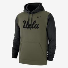 Sometimes it can be hard to match your school colors with the rest of your outfit. With a look that gives off low-key, casual vibes, this classic-fit UCLA sweatshirt lets you rep your squad, no matter what else you've got on. Nike Collegiate Sweatshirt For Fan Gear, Nike Collegiate Hoodie For Fall, Nike Collegiate Hoodie For Sports Season, Nike Collegiate Sports Hoodie, Nike Collegiate Hoodie For Sports, Nike Hoodie For Fall Fan Gear, Sportswear Hoodie For Fan Gear In Fall, Fall Sportswear Hoodie For Fan Gear, Fall Sportswear Fan Gear Hoodie