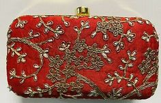 Red GOLDEN SILK box CLUTCH PURSE Hard Case Cocktail Evening Bag CRYSTAL USA | eBay Designer Rectangular Pouch As Gift, Designer Clutch Box Bag For Gift, Designer Pouch Box Bag For Gifts, Elegant Rectangular Case Pouch As Gift, Designer Gold Box Bag For Formal Occasions, Designer Clutch Pouch For Gifts, Designer Rectangular Evening Bag As Gift, Designer Clutch Pouch As Gift, Elegant Rectangular Pouch As Gift