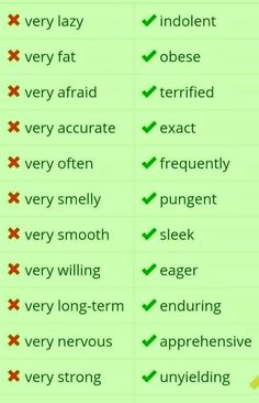 two different types of english words are shown in this image, one is green and the other is red