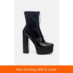 in stock Black Heel Boots, Block Heel Boots, Heel Boots, Heeled Boots, Block Heels, Buy Online, London, Boots, Heels