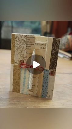 a video demonstrating how to make an altered book