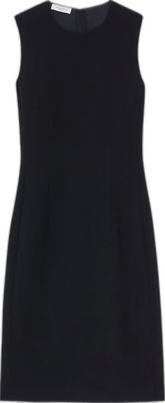 Formal Lined Sleeveless Mini Dress, Fitted Mini Sleeveless Dress For Workwear, Fitted Sleeveless Mini Dress For Workwear, Sleek Sleeveless Mini Dress For Formal Occasions, Sleek Sleeveless Mini Dress For Formal Events, Chic Sleeveless Dress For Work, Fitted Sleeveless Mini Dress For Office, Sleeveless Mini Dress With Side Zipper For Work, Sleeveless Elastane Mini Dress For Work