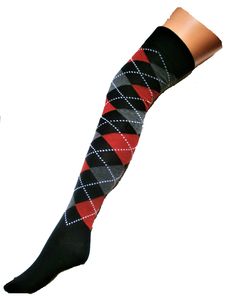 ARGYLE SCOTS Over Knee High Long Socks  One Size Fit women's shoe size 4 - 7 UK  Extra Long  Fit average width leg Top Quality From European Market - Premium Quality Cotton -  High Cotton Content at least 80% COLOURS MAY VARY SLIGHTLY FROM PICTURES Fitted Red Knee-high Socks, Casual Red Knee-high Stockings, Womens Socks, European Market, Printed Tights, Long Socks, Tall Girl, Tartan Plaid, Socks And Hosiery