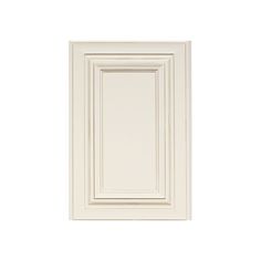 an image of a white cabinet door on a white background with clipping for text