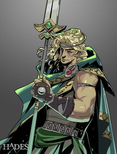 Greek God Outfits Design Male, Hades Art, Achilles And Patroclus, Character Design Male, Guy Pictures, Video Game Art, Greek Gods