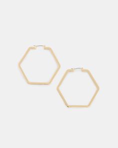 Hexagons are so AllSaints. These are the Astrid Hoops. The large shape is a modern addition to your jewellery collection with an industrial edge.  Earrings Click-in closure Hexagon shaping AllSaints engraved signature Gold-tone finish Jeans Outfit Fall, Modern Addition, Hoop Earrings Gold, Earrings In Gold, Leather Trainers, Leather Jacket Black, Hexagon Shape, Sweaters And Jeans, Jewellery Collection