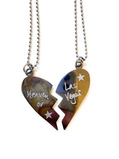 Heaven or Las Vegas BFF Necklace Set Natalie Core, Heaven Or Las Vegas, Bff Necklace, Cocteau Twins, Best Friend 3, Bff Necklaces, Best Friend Necklaces, Christmas Gifts For Girlfriend, Necklace Extender