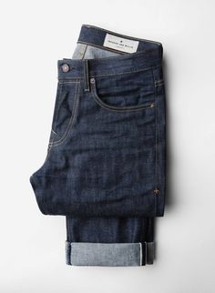 imogene + willie · barton slim indigo rigid jp Selvage Denim, Slim Jeans, Mens Denim, Denim Fabric, Favorite Jeans, Mens Pants, Black Jeans, Perfect Fit, Relaxed Fit