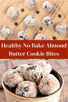 Almond Butter Protein Cookie Dough Bites Vegan Cookie Dough Bites, Healthy Dessert Options, Almond Butter Cookies, Vegan Cookie Dough, Veggie Snacks, Plant Based Dinner, Cookie Dough Bites, Refreshing Salad, Snack Time