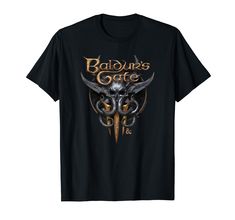 PRICES MAY VARY. Officially Licensed Dungeons & Dragons Apparel for Men and Women; Baldur's Gate III T-Shirts; RPG T-Shirts; Roleplay T-Shirts; Illithid Powers T-Shirts; Wizards Of The Coast T-Shirts; Magic T-Shirts; Fantasy T-Shirts; Baldur's Gate III T-Shirts; 23WCDD00033A-001 Lightweight, Classic fit, Double-needle sleeve and bottom hem Baldur's Gate, Wizards Of The Coast, The Coast, Logo T Shirt, Fabric Texture, Dungeons And Dragons, Branded T Shirts, Tshirt Logo, Gate